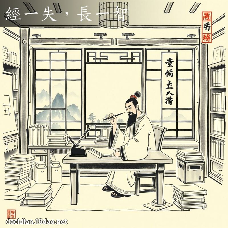 经一失,长一智 配图