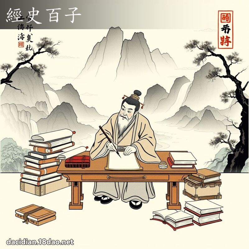 经史百子 配图