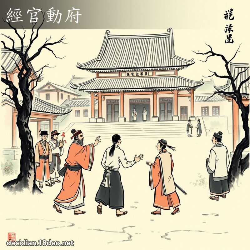 经官动府 配图