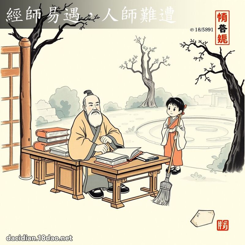 经师易遇,人师难遭 配图