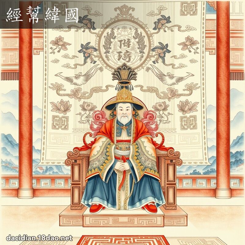 经帮纬国 配图