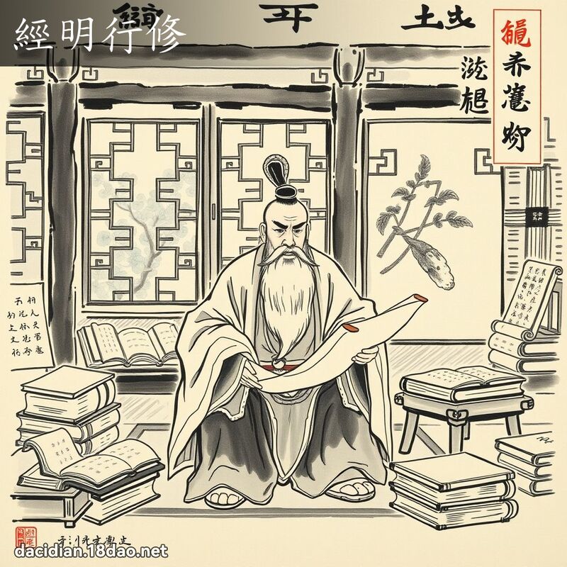 经明行修 配图