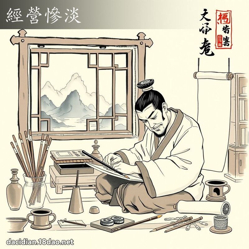 经营惨淡 配图