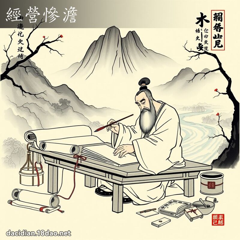 经营惨澹 配图