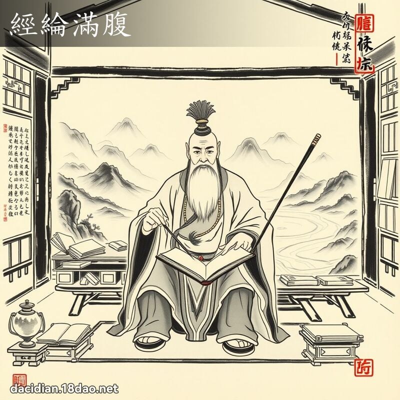 经纶满腹 配图
