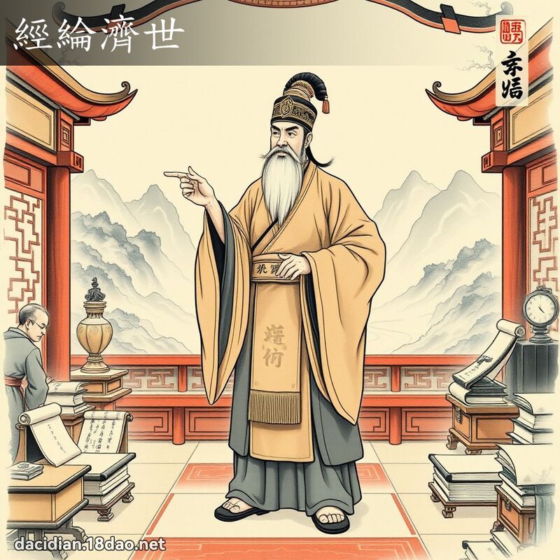 经纶济世 配图