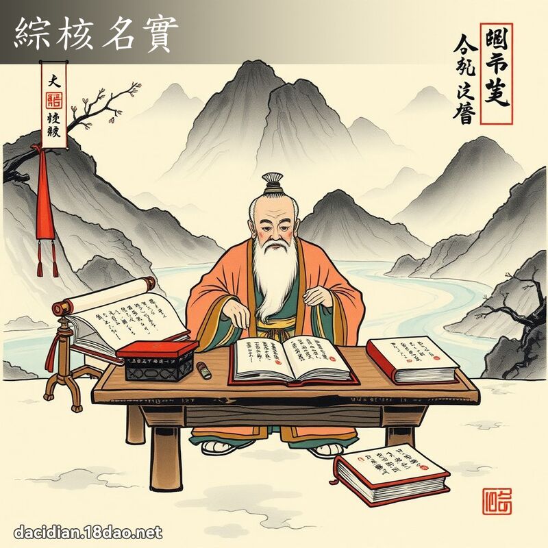 综核名实 配图