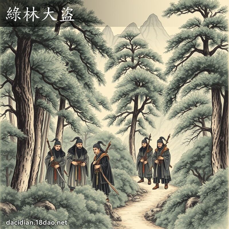 绿林大盗 配图