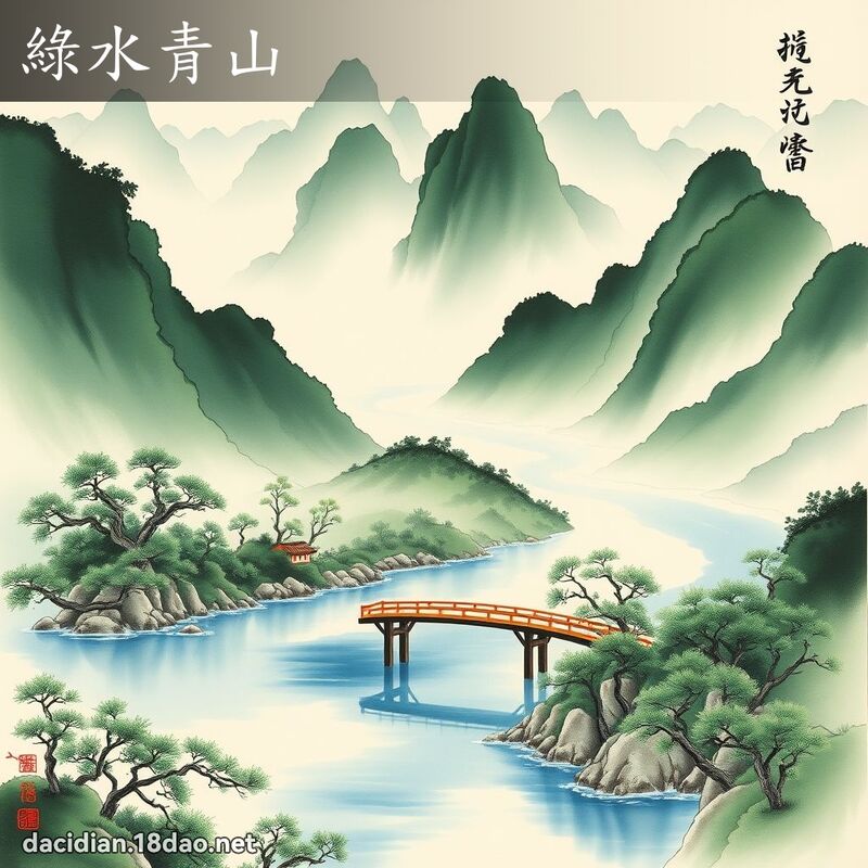 绿水青山 配图