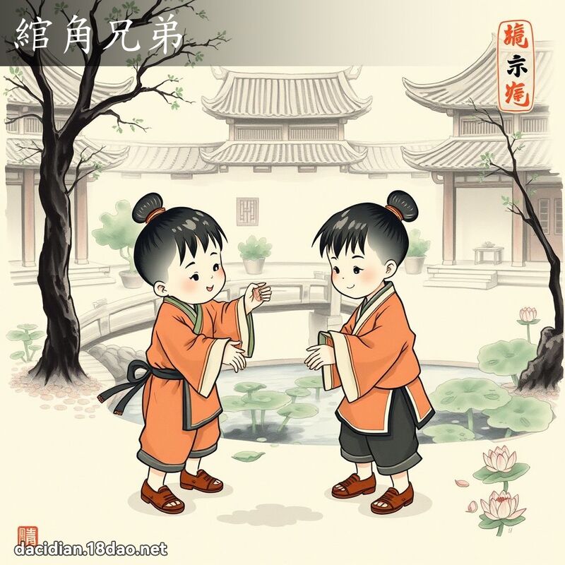綰角兄弟 配图