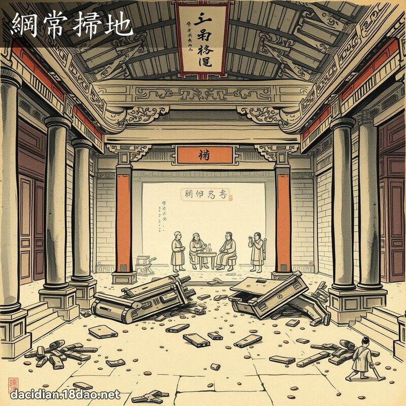 纲常扫地 配图