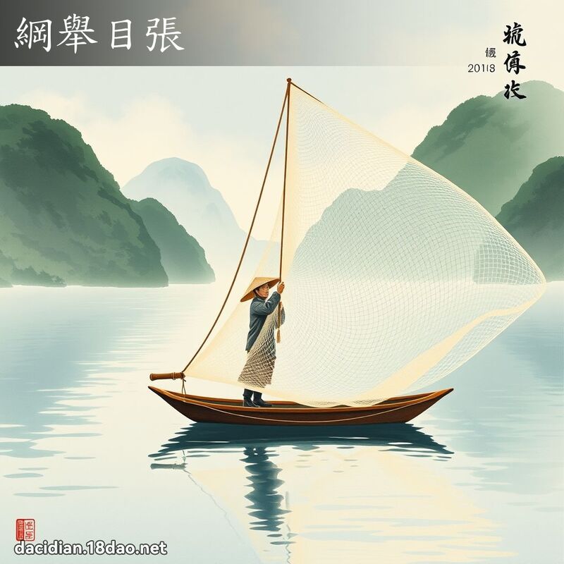 纲举目张 配图