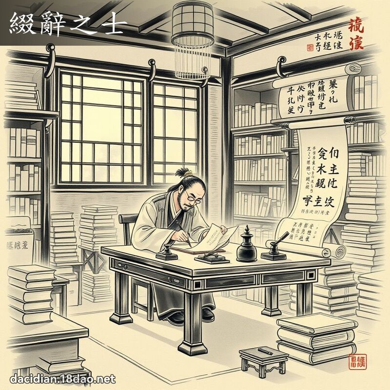 缀辞之士 配图