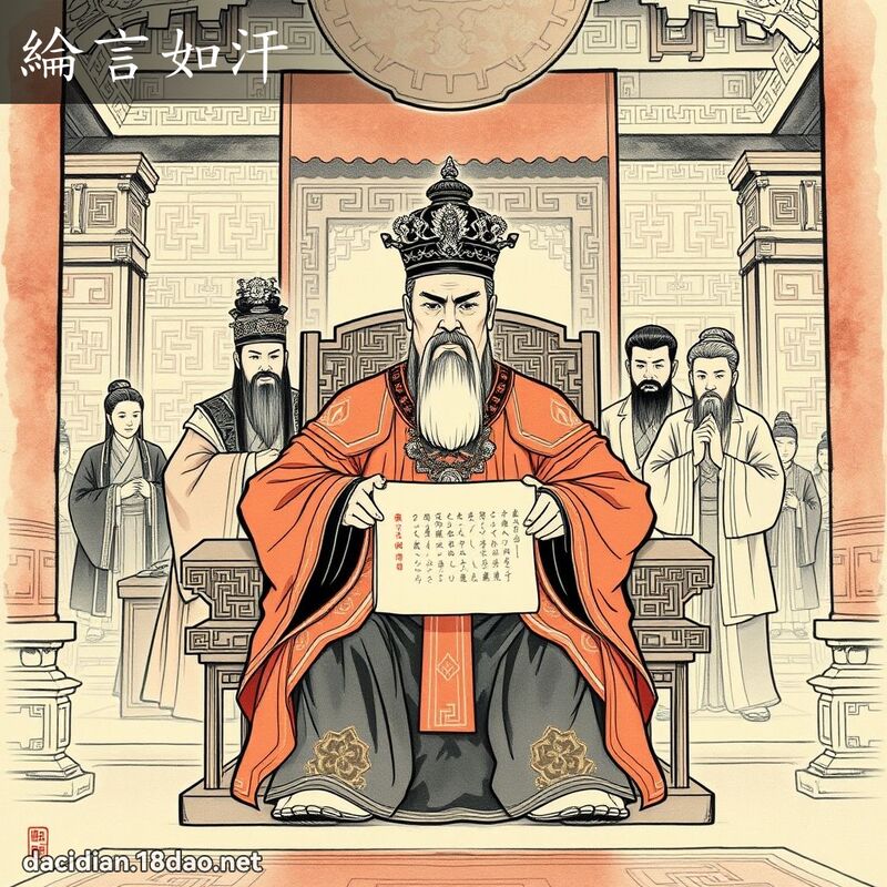 纶言如汗 配图