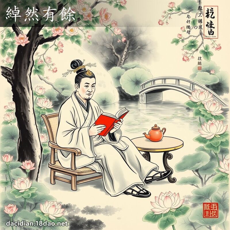 绰然有余 配图