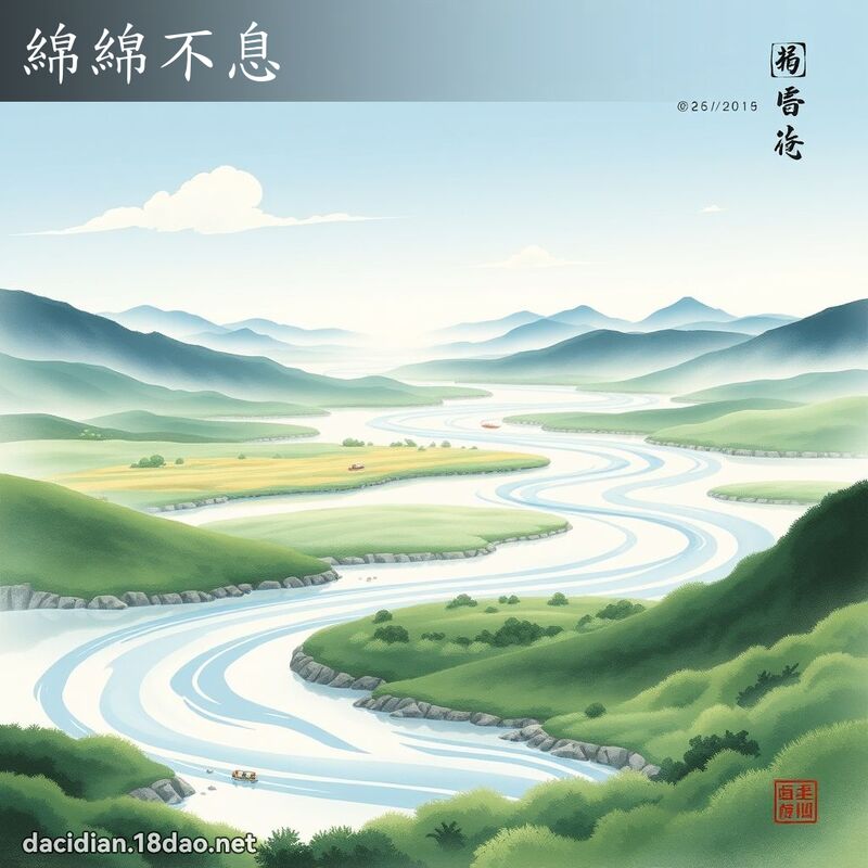 绵绵不息 配图