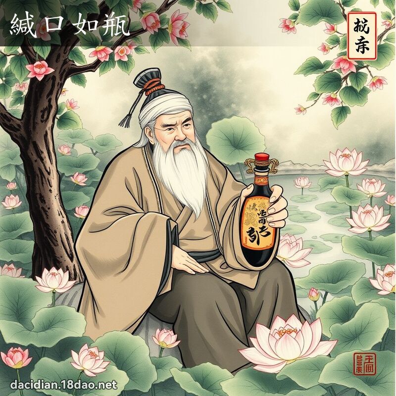 缄口如瓶 配图