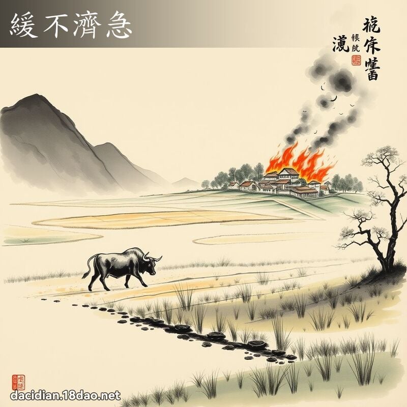 缓不济急 配图