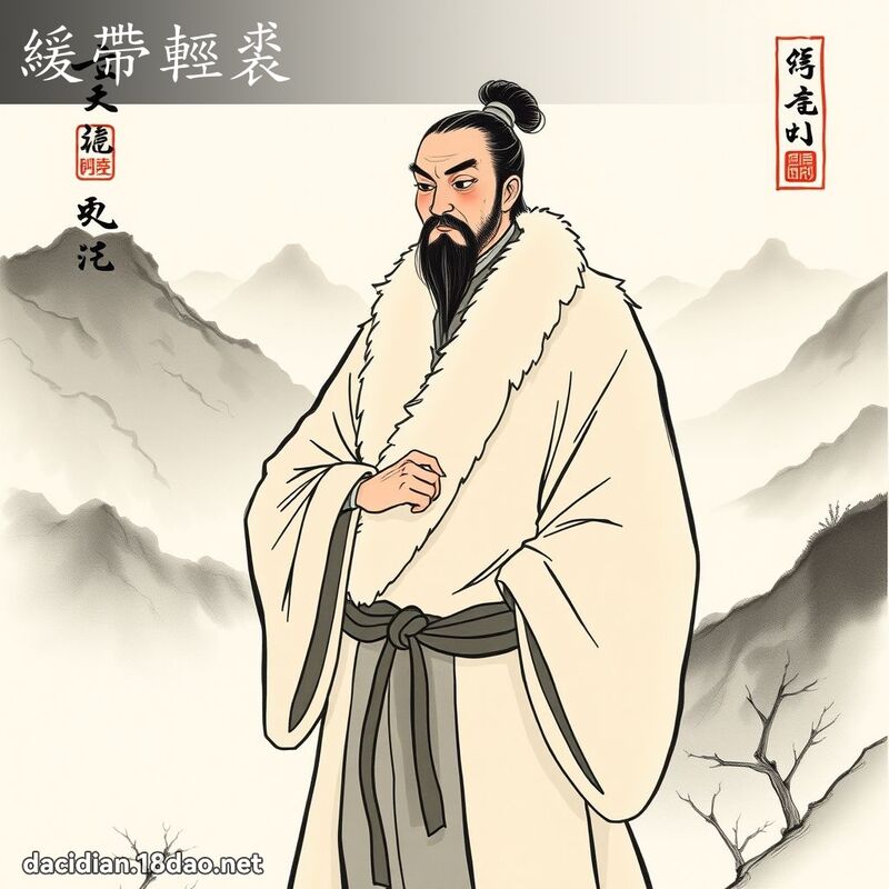 缓带轻裘 配图