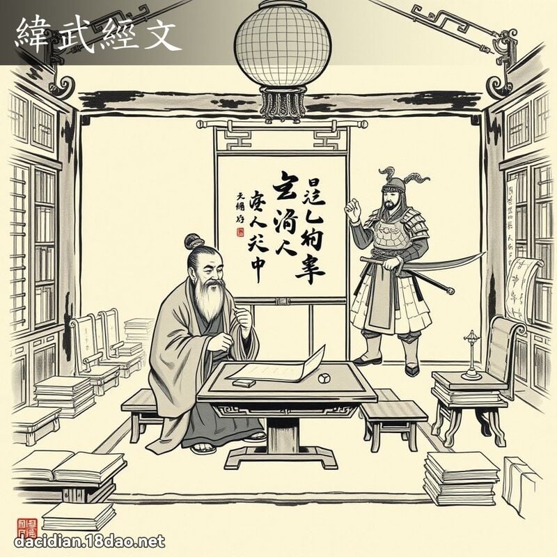 纬武经文 配图