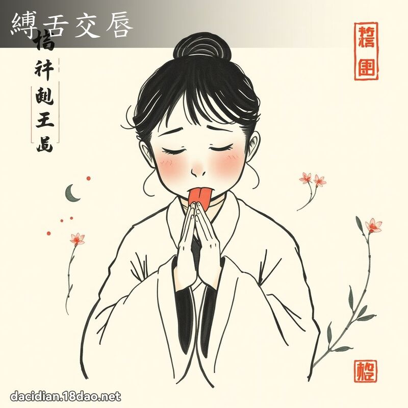 缚舌交唇 配图