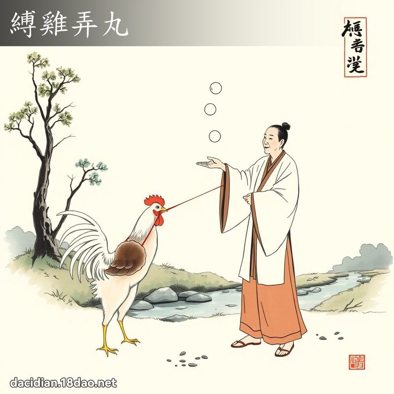 缚鸡弄丸 配图