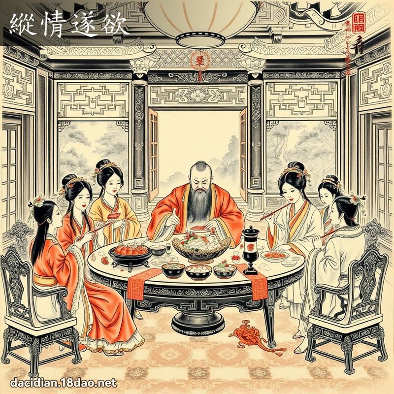 纵情遂欲 配图