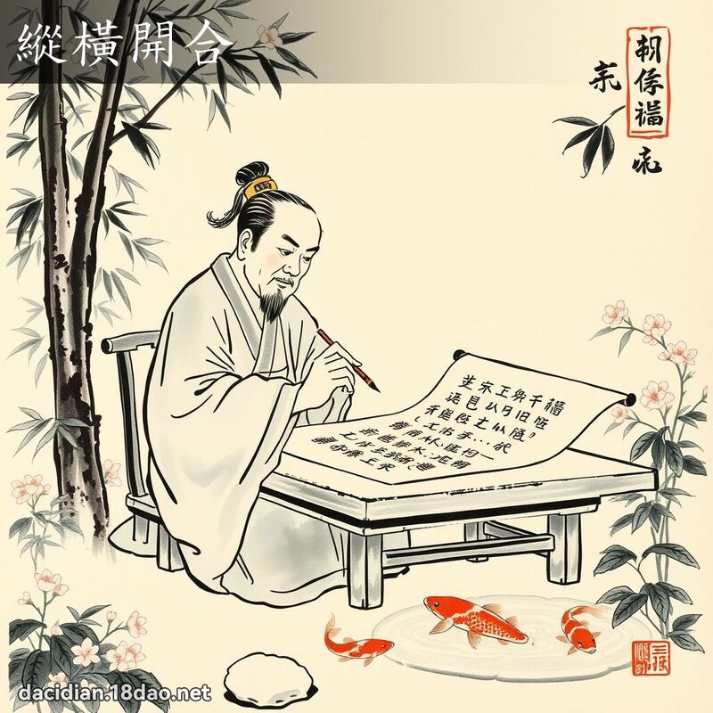 纵横开合 配图
