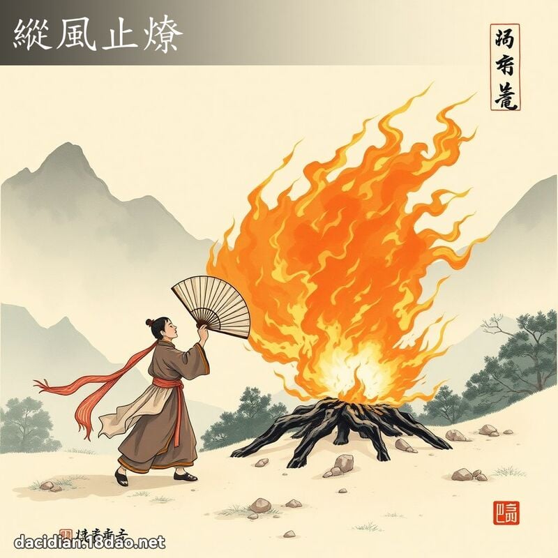 纵风止燎 配图