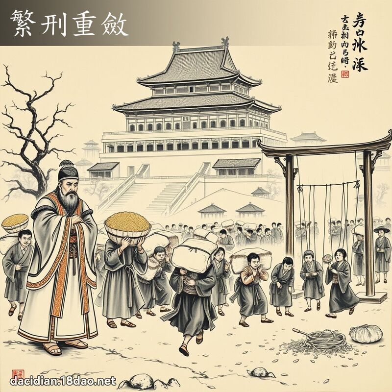 繁刑重敛 配图