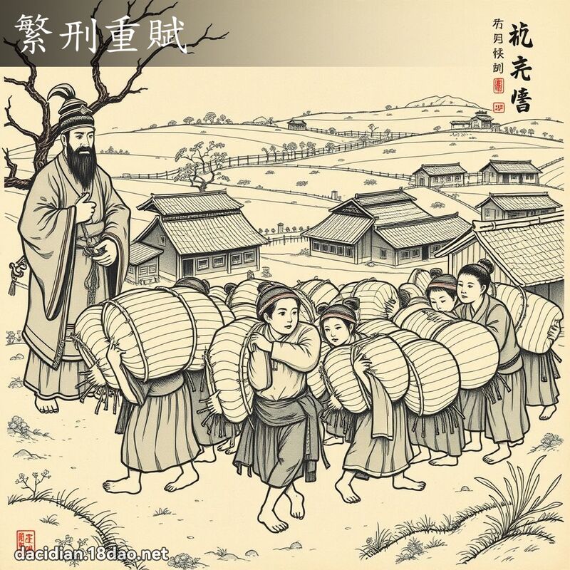 繁刑重赋 配图