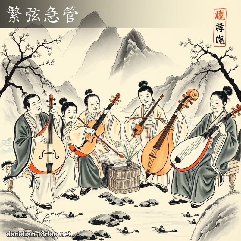 繁弦急管 配图