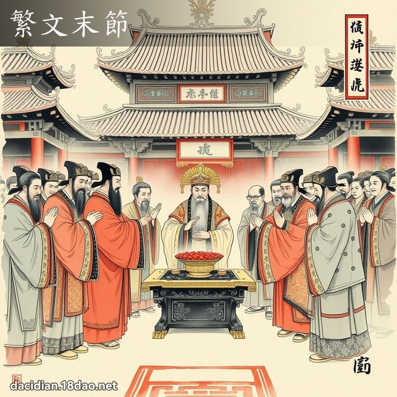 繁文末节 配图