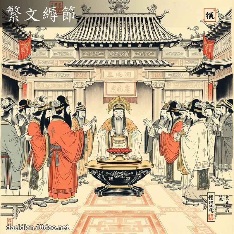 繁文縟节 配图