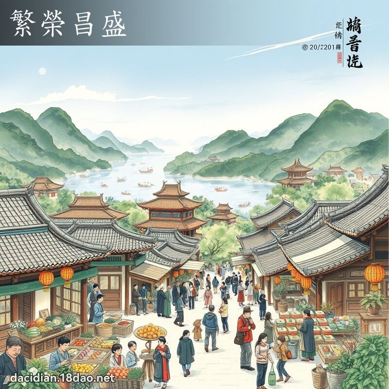 繁荣昌盛 配图