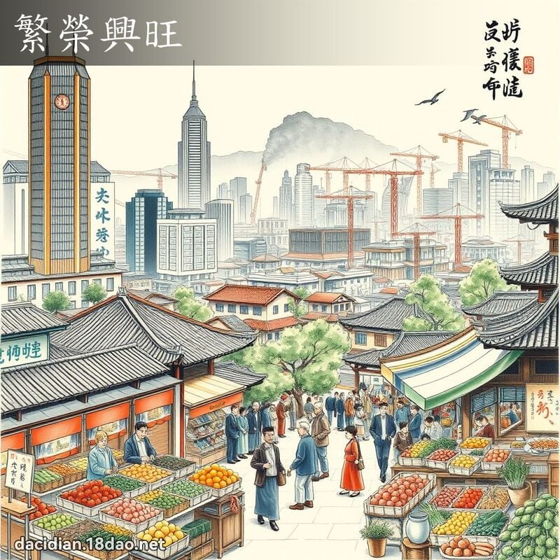 繁荣兴旺 配图