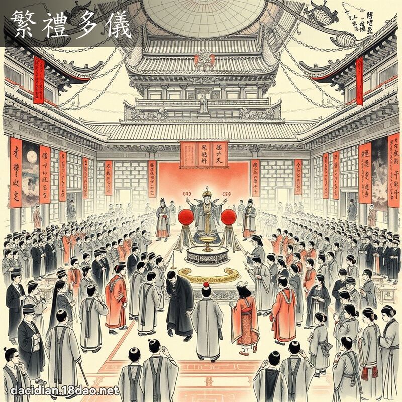 繁礼多仪 配图