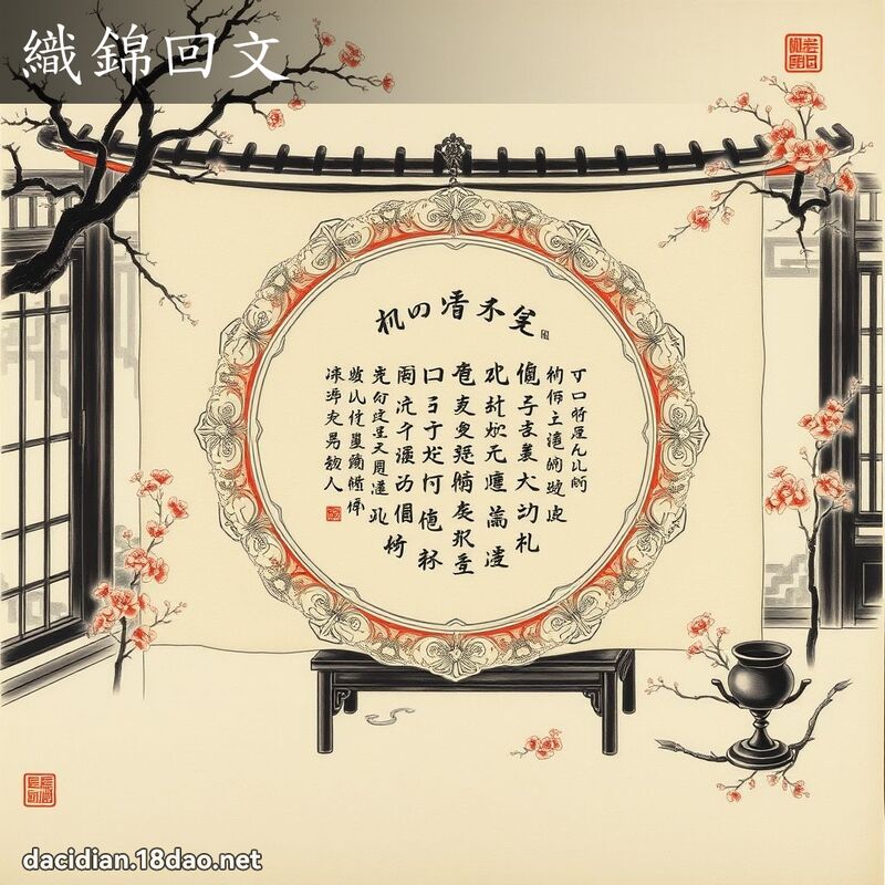 织锦回文 配图