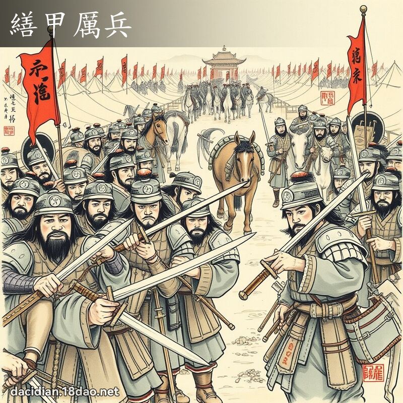缮甲厉兵 配图