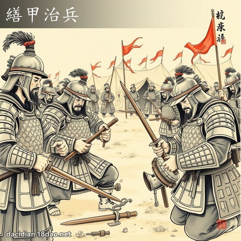 缮甲治兵 配图