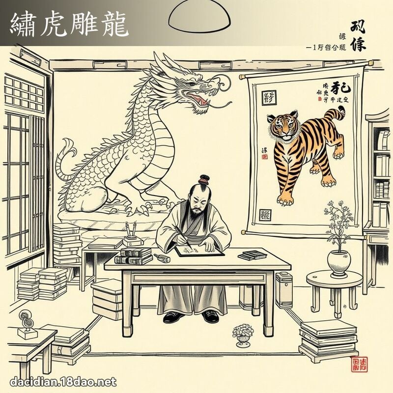 绣虎雕龙 配图