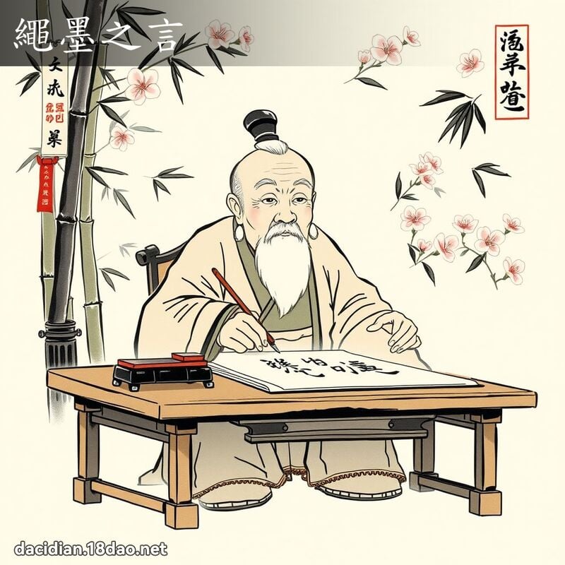 绳墨之言 配图