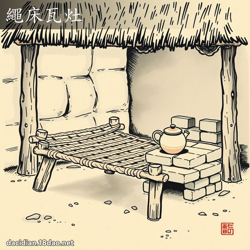 绳床瓦灶 配图