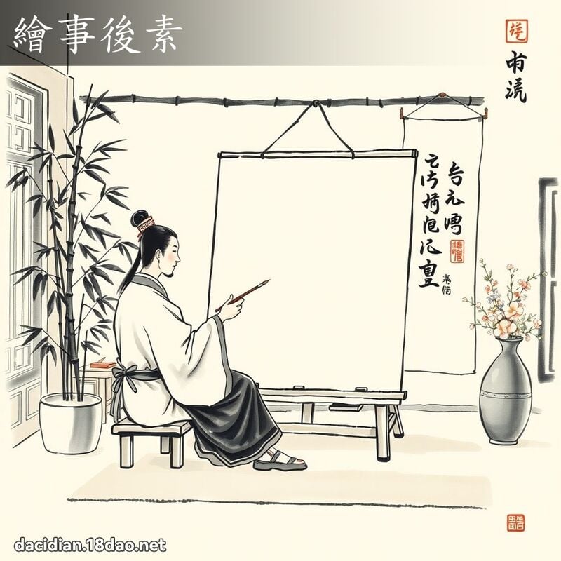 绘事后素 配图