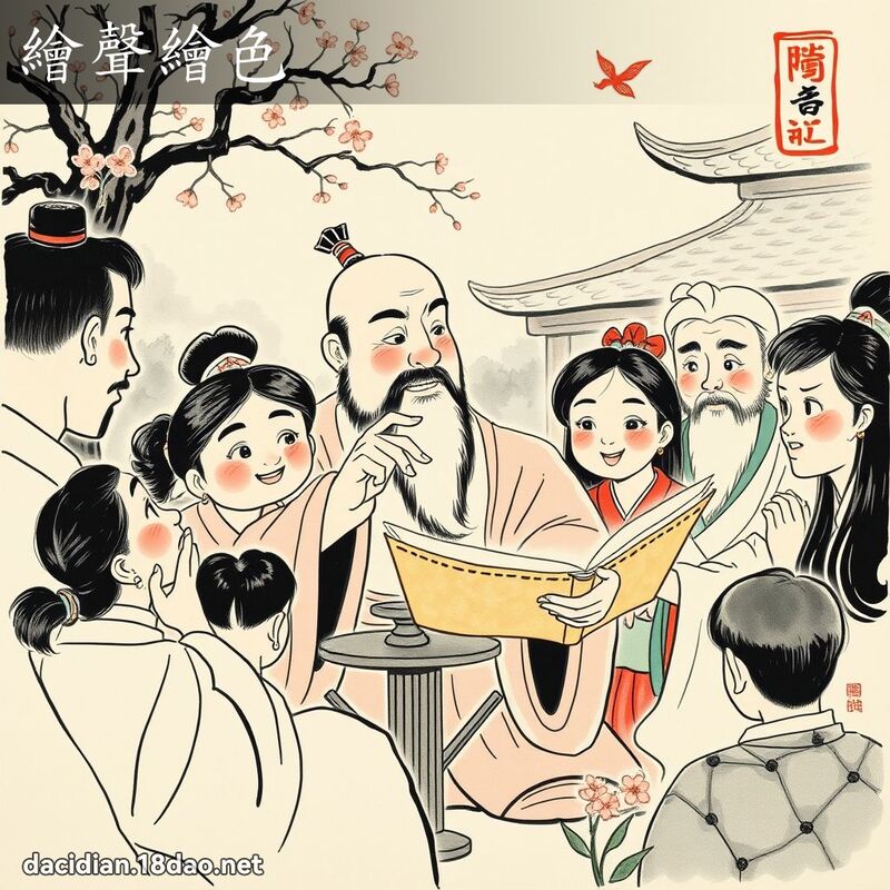绘声绘色 配图