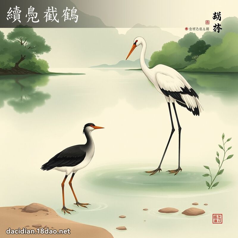 续鳧截鹤 配图