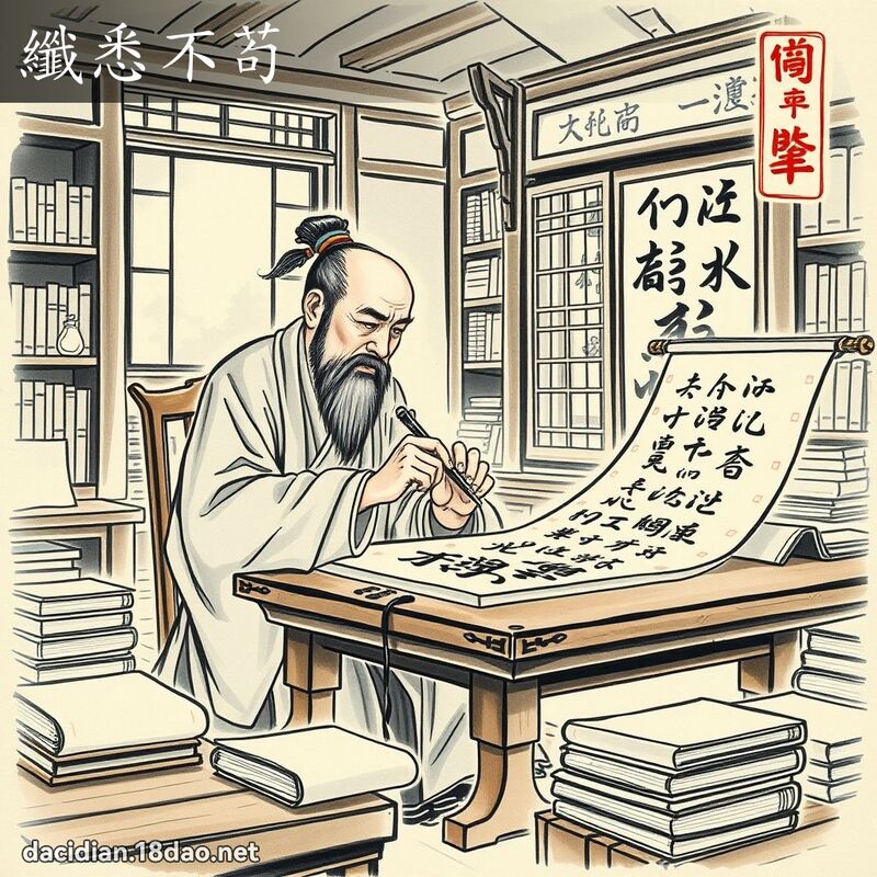 纤悉不苟 配图