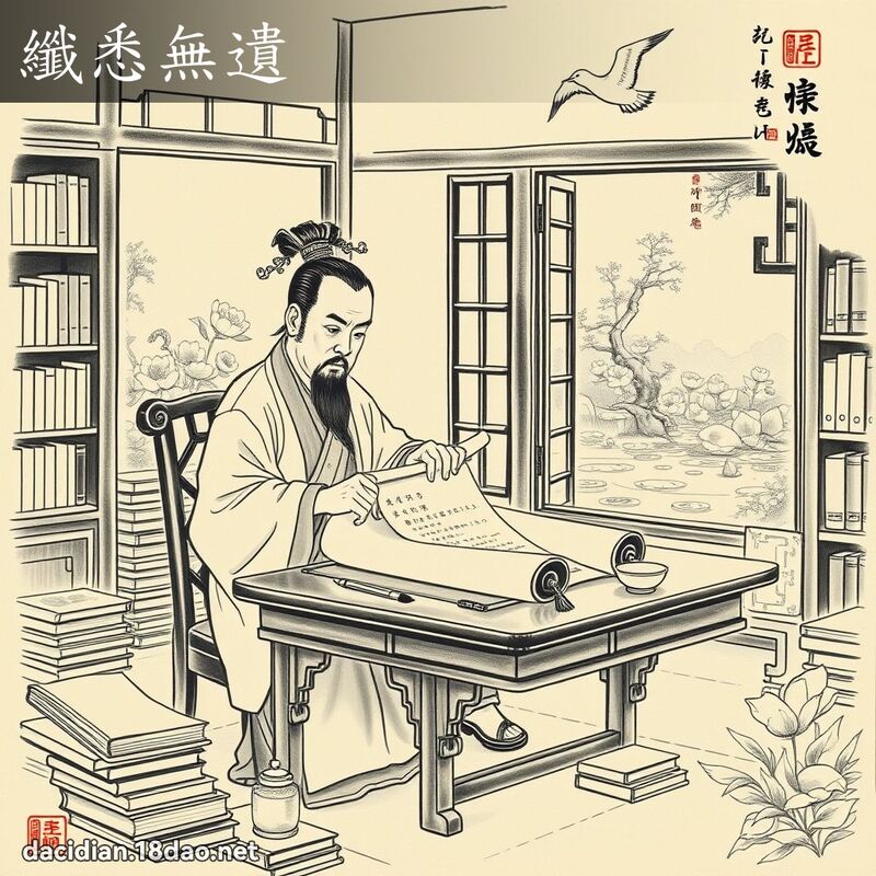 纤悉无遗 配图