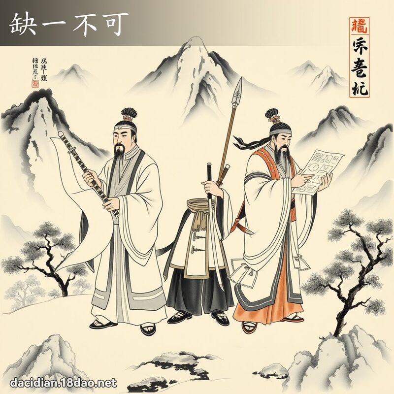 缺一不可 配图