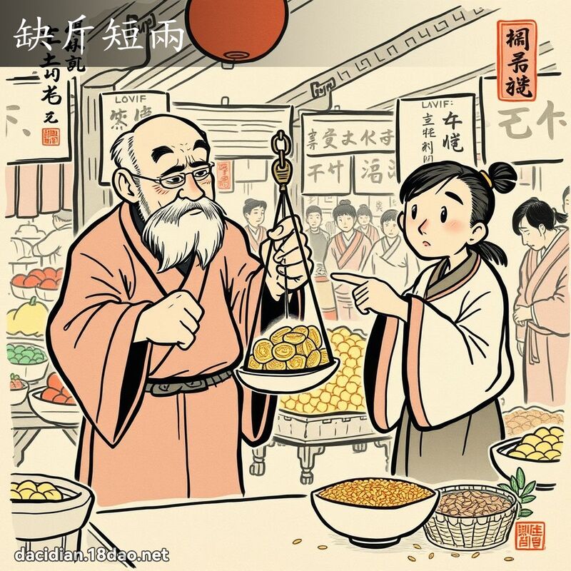 缺斤短两 配图